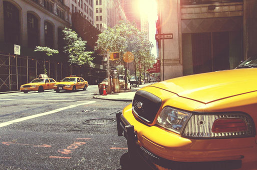 Foto von gelben Taxis